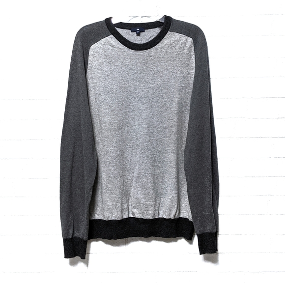 GAP Other - GAP Grey Tone Crew Neck Cotton Sweater Large